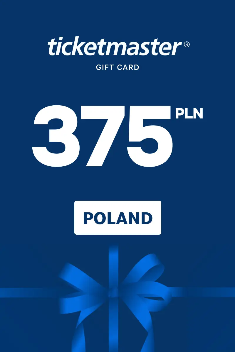 Ticketmaster 375 PLN Gift Card (Poland) - Digital Key