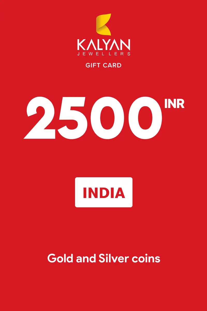Kalyan Gold and Silver coins 2500 INR Gift Card (India) - Digital Key