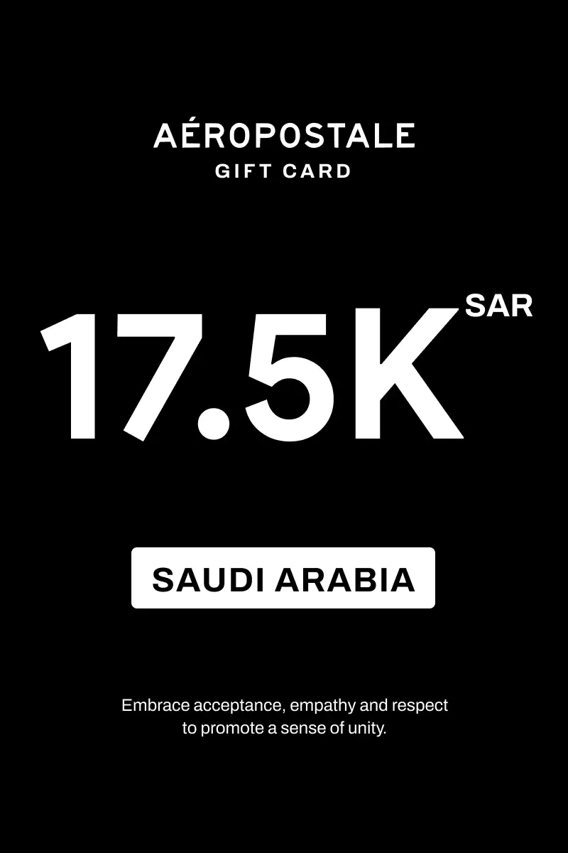 Aeropostale 17500 SAR Gift Card (Saudi Arabia) - Digital Key
