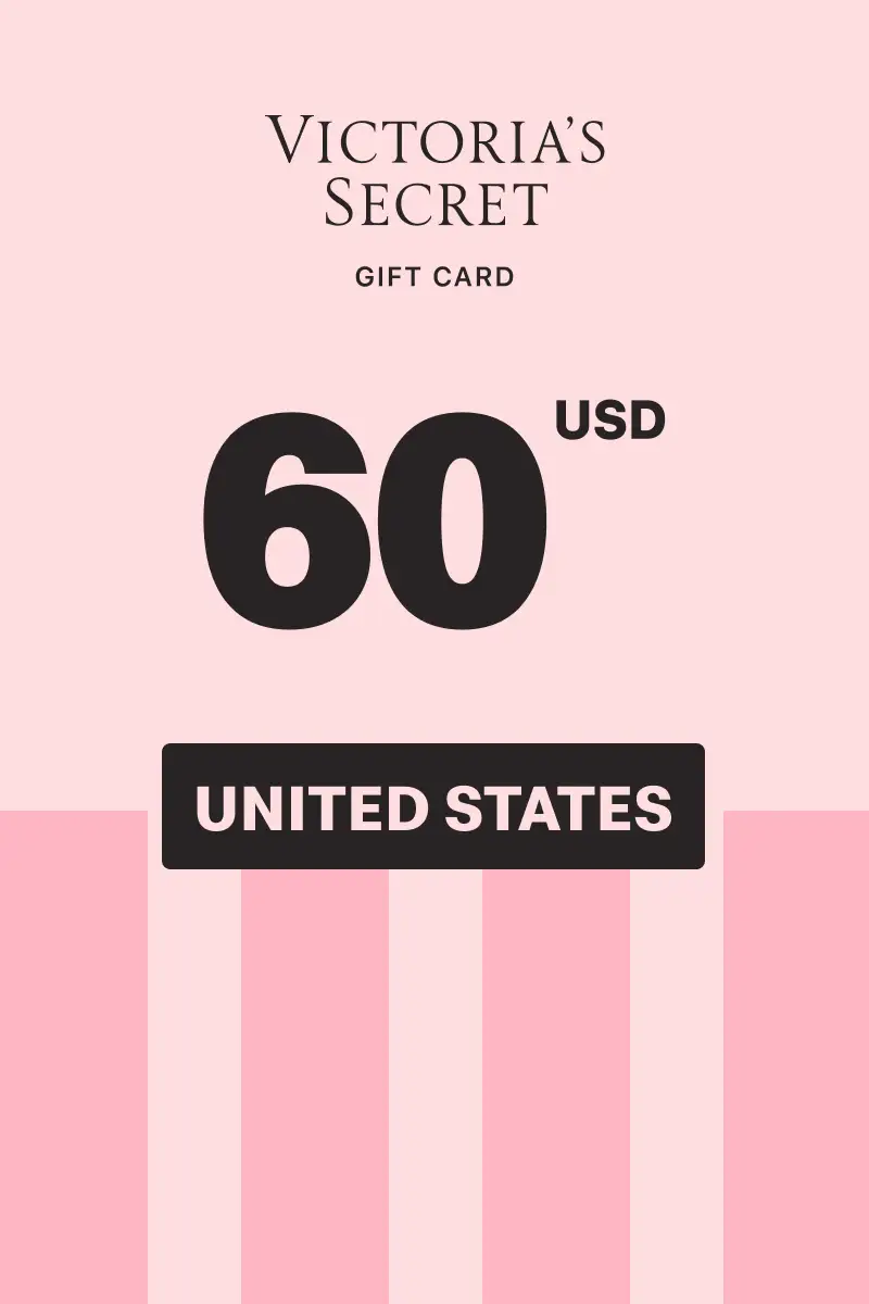 Victoria's Secret Pink 60 USD Gift Card (United States) - Digital Key