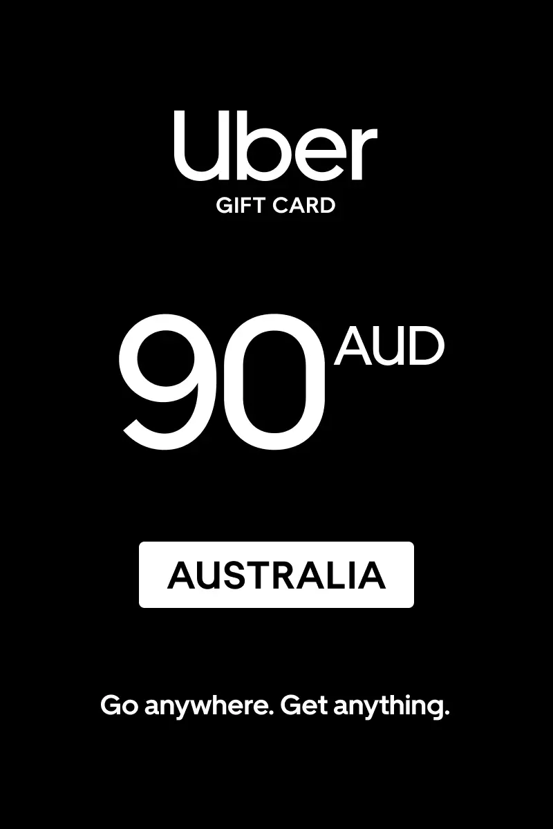 Uber 90 AUD Gift Card (Australia) - Digital Key
