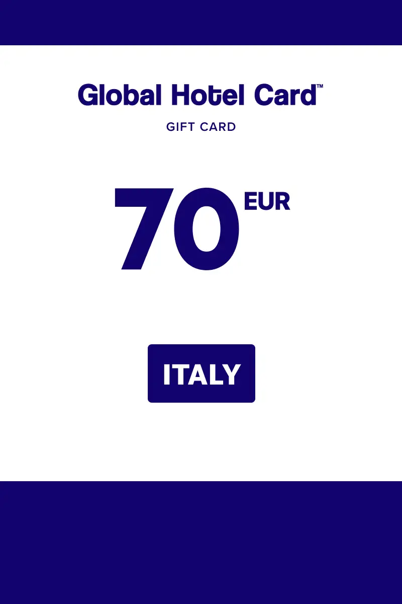 Global Hotel Card 70 EUR Gift Card (Italy) - Digital Key