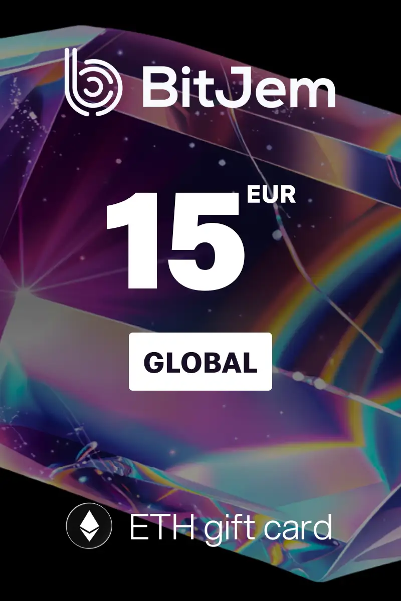 BitJem (ETH) 15 EUR Crypto Gift Card (Global) - Digital Key