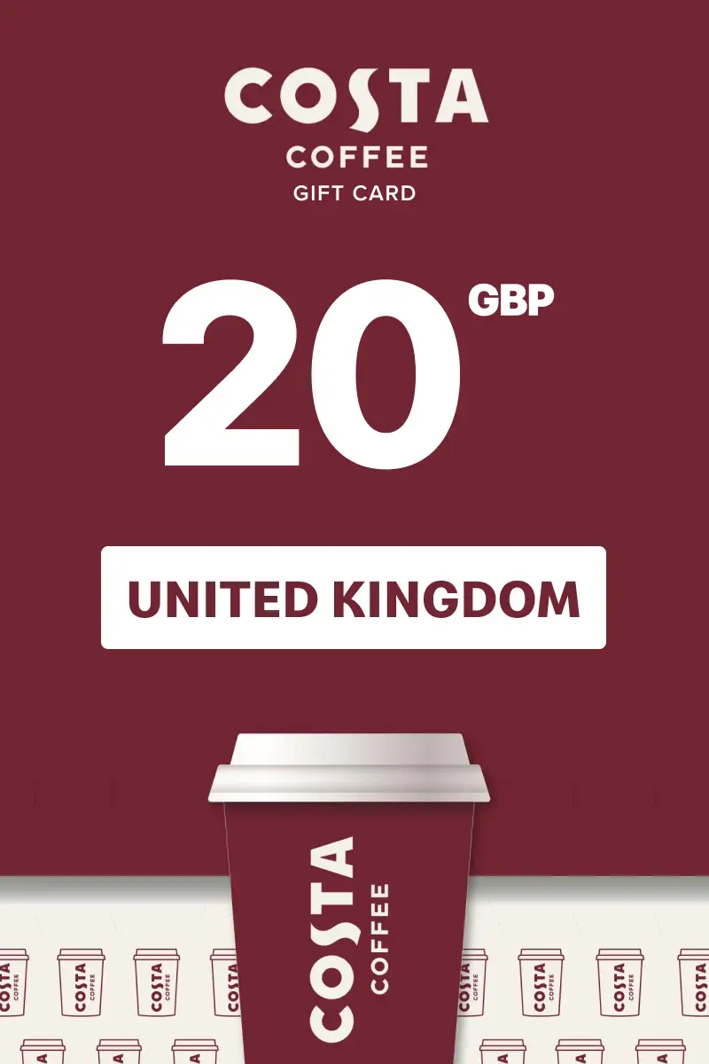 Costa Coffee 20 GBP Gift Card (United Kingdom) - Digital Key