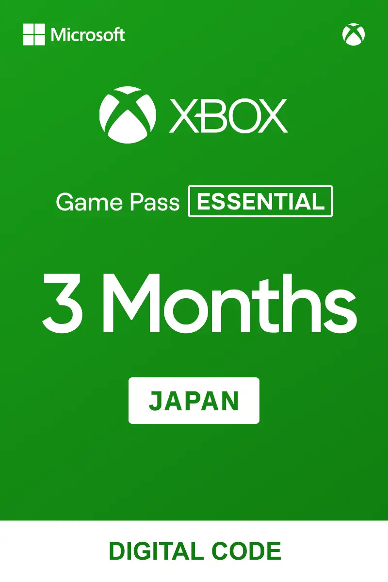 Xbox Game Pass Core (Essential) 3 Months (Japan) - Xbox Live - Digital Key