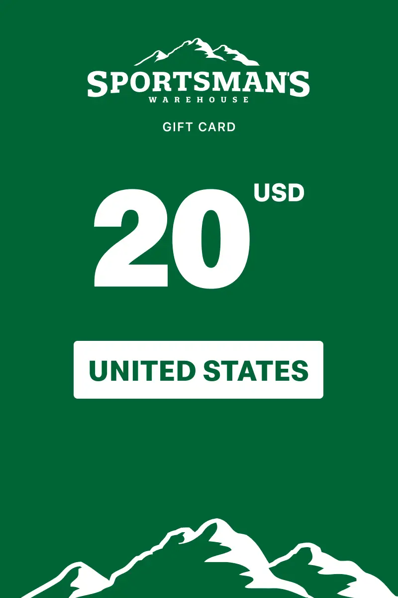 Sportsman's Warehouse 20 USD Gift Card (United States) - Digital Key