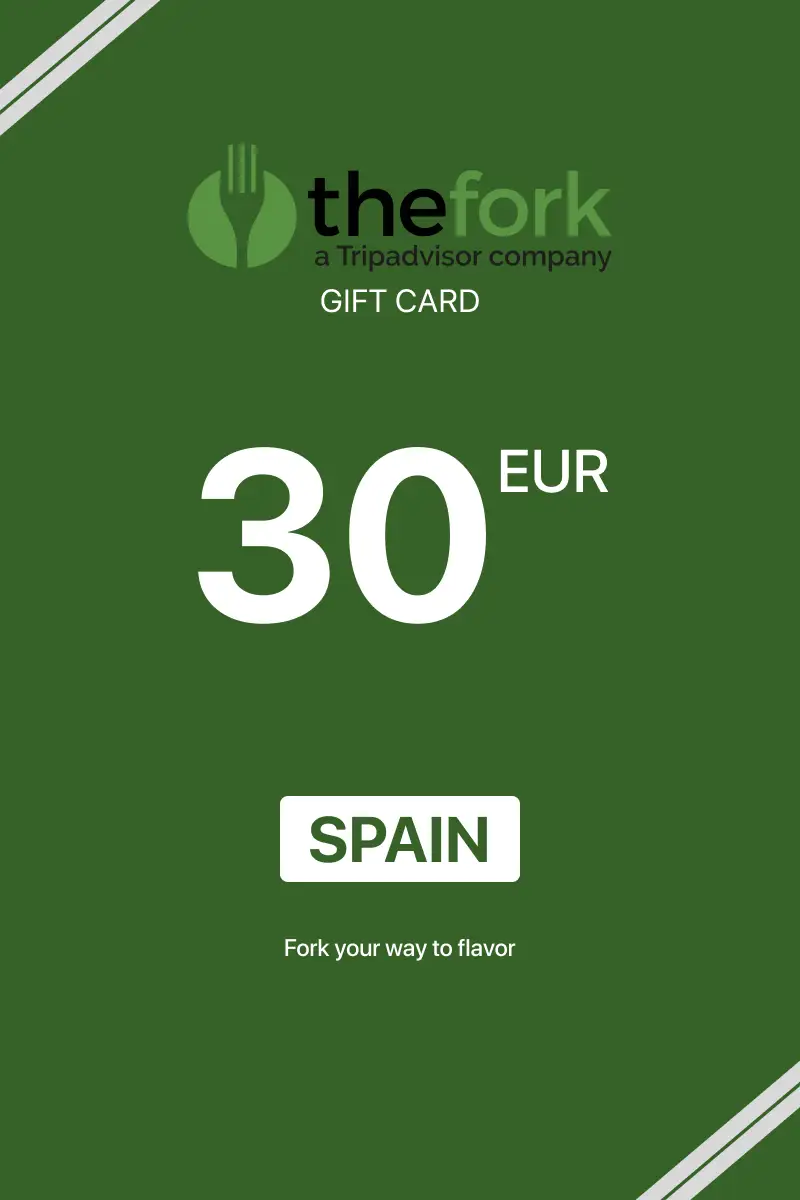 The Fork 30 EUR Gift Card (Spain) - Digital Key