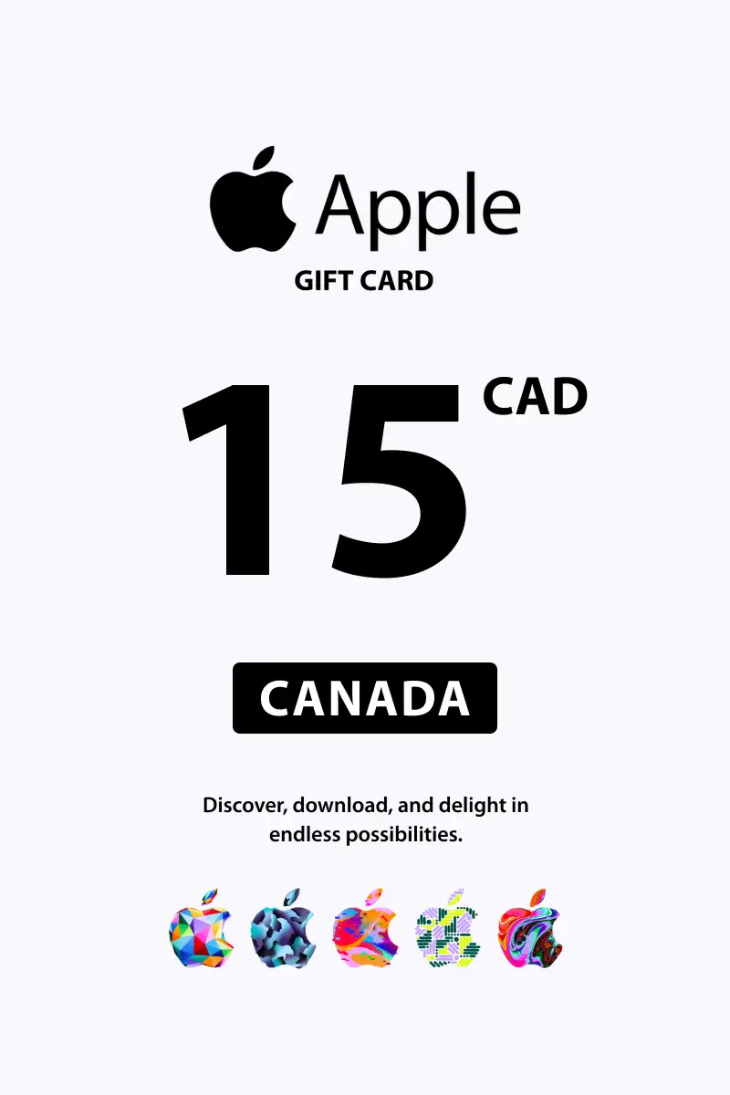 Apple 15 CAD Gift Card (Canada) - Digital Key