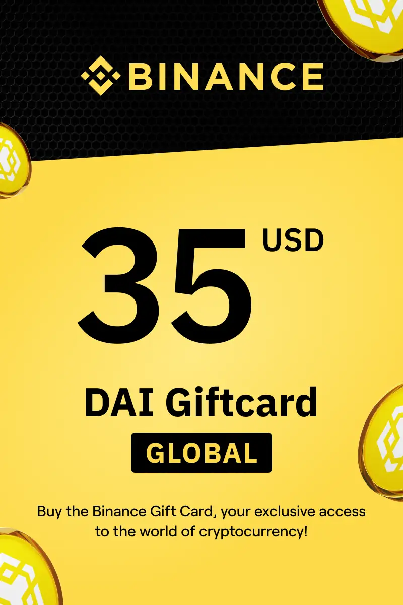 Binance (DAI) 35 USD Gift Card (Global) - Digital Key