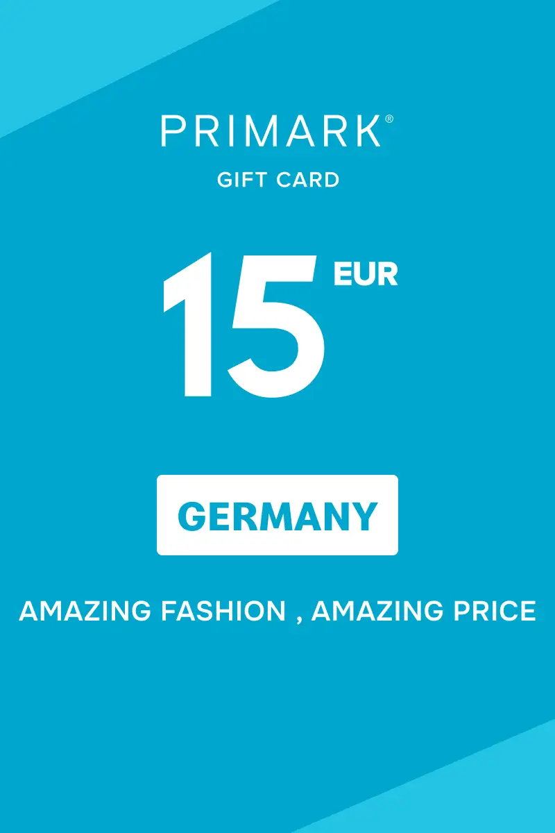 Primark 15 EUR Gift Card (Germany) - Digital Key