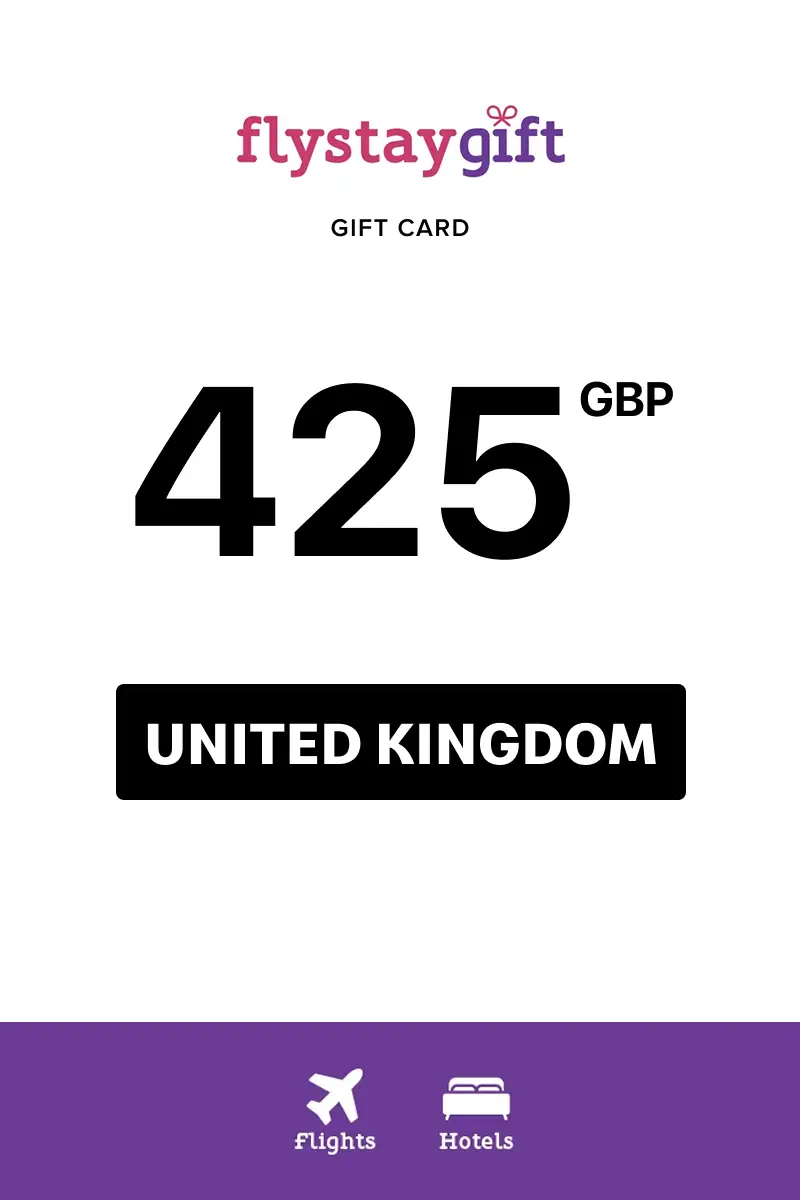 Flystay Gift 425 GBP Gift Card (United Kingdom) - Digital Key