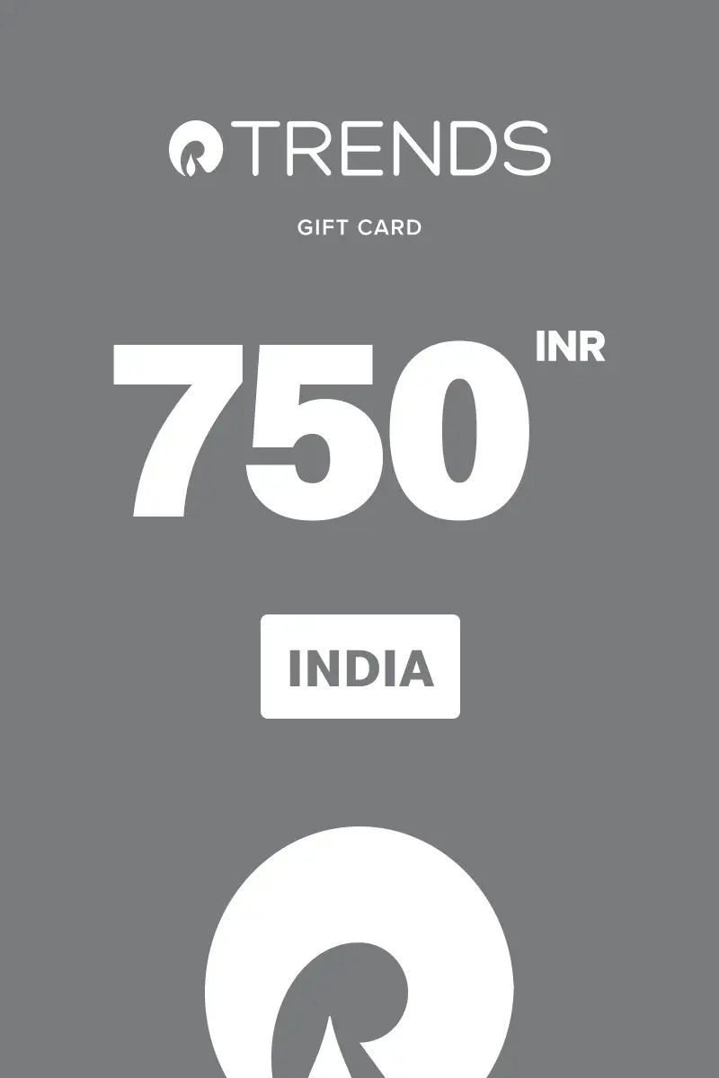 Reliance Trends 750 INR Gift Card (India) - Digital Key
