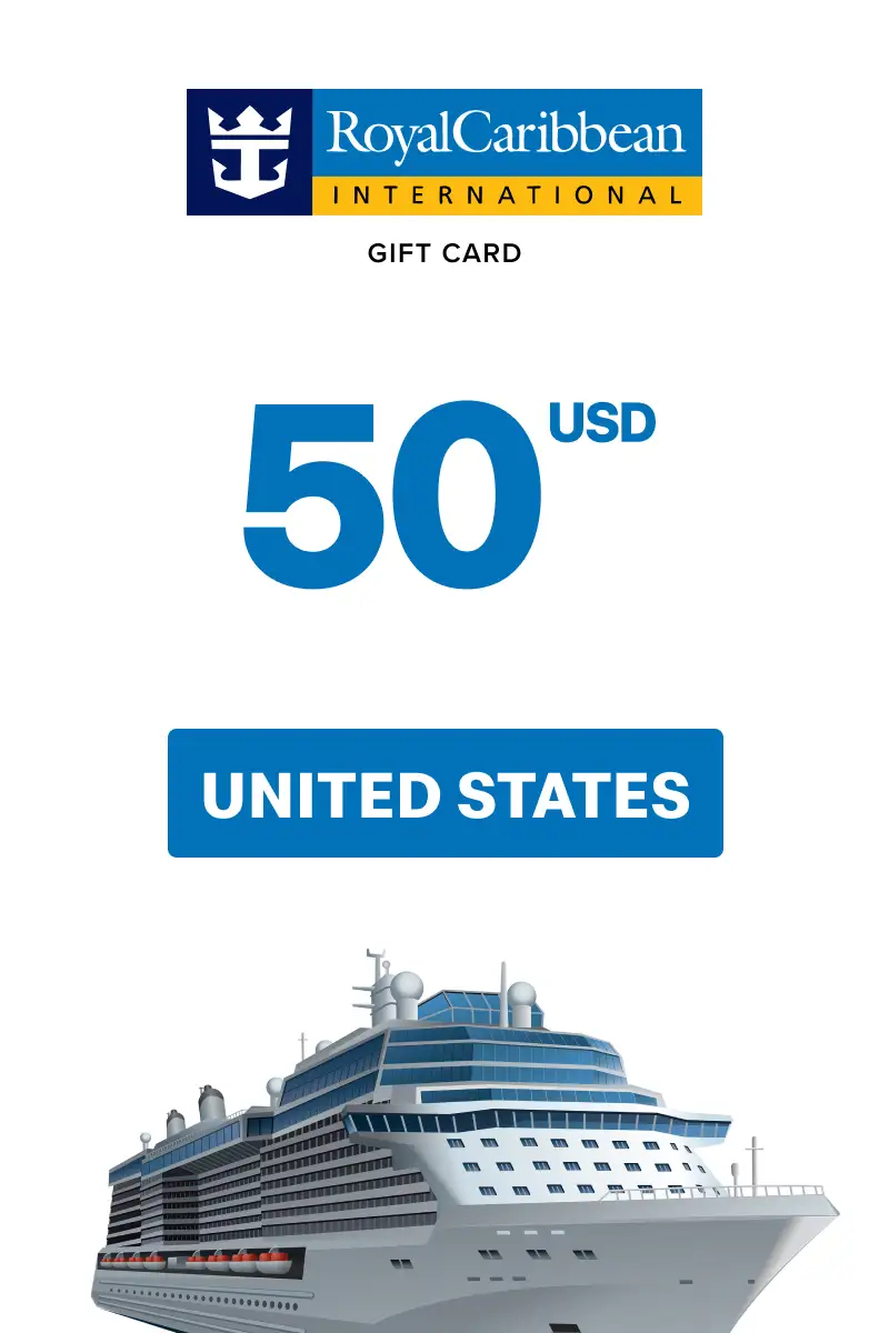 Royal Caribbean Cruises 50 USD Gift Card (United States) - Digital Key