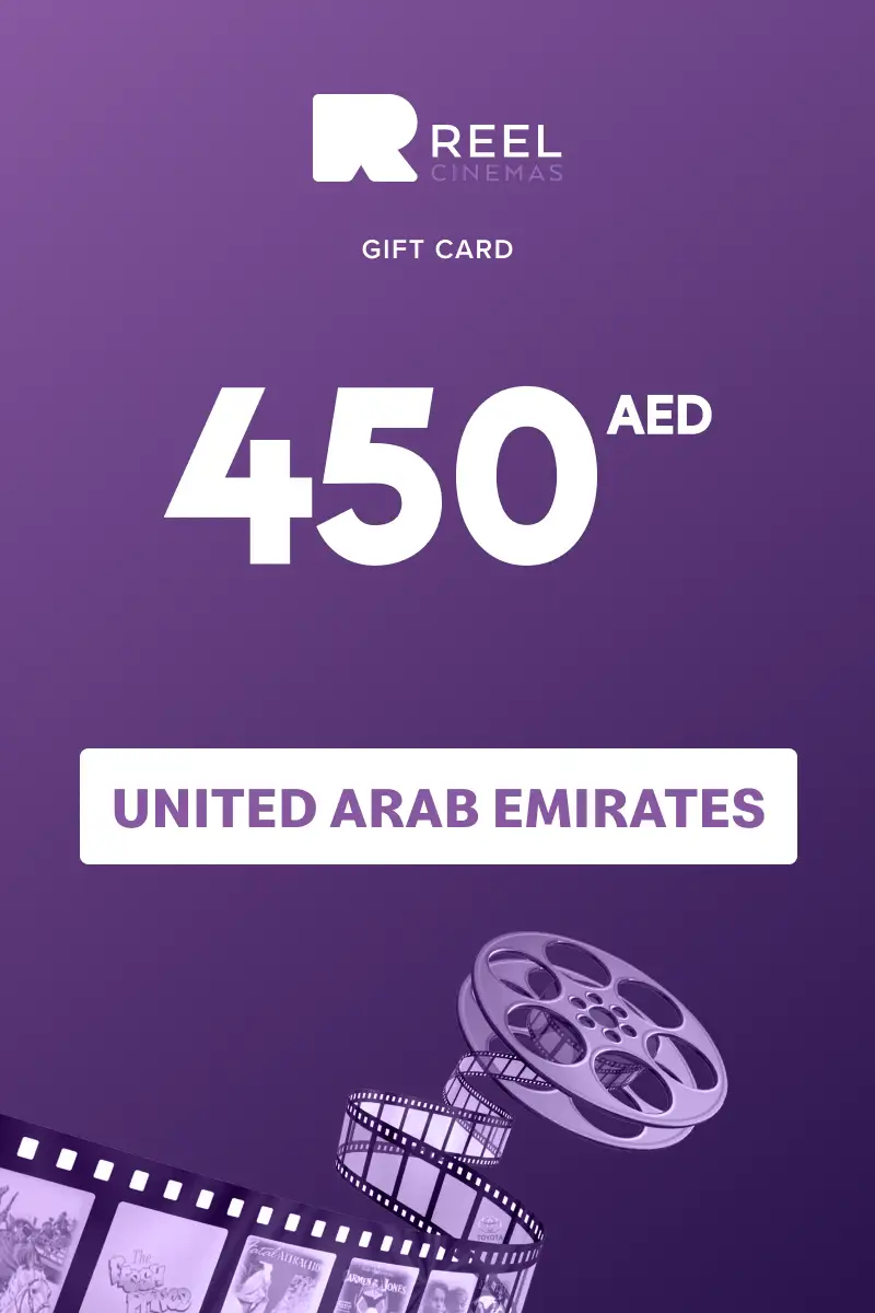 Reel Cinema 450 AED Gift Card (United Arab Emirates) - Digital Key
