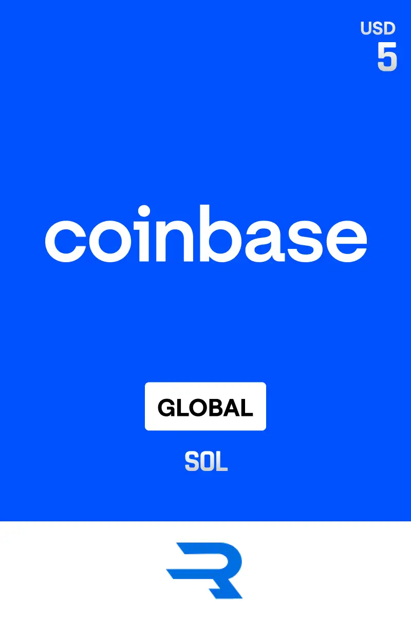 Rewarble Coinbase (SOL) 5 USD Gift Card (Global) - Rewarble - Digital Key