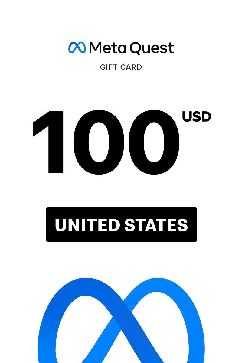 Meta Quest 100 USD Gift Card (United States) - Digital Key