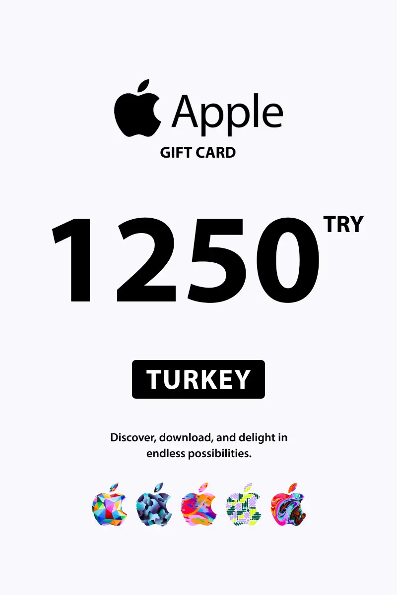 Apple 1250 TRY Gift Card (Turkey) - Digital Key