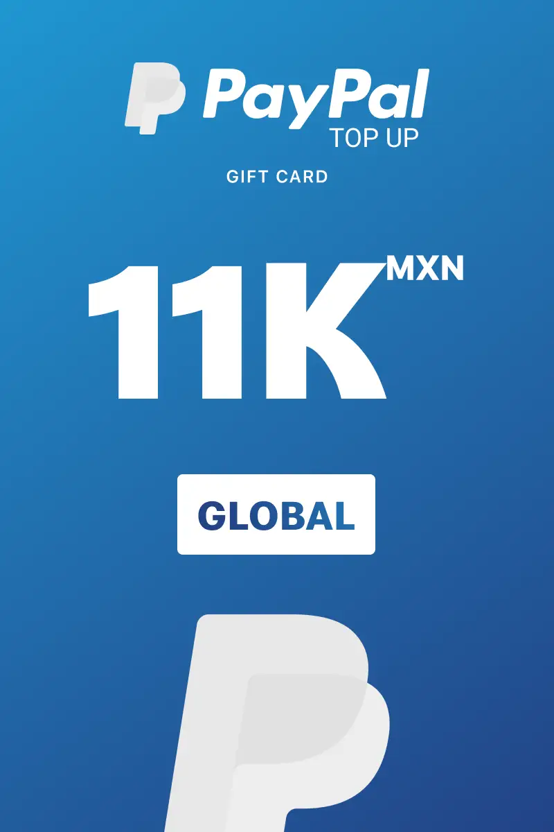 PayPal Instant Top Up 11000 MXN Gift Card (Global) - Digital Key
