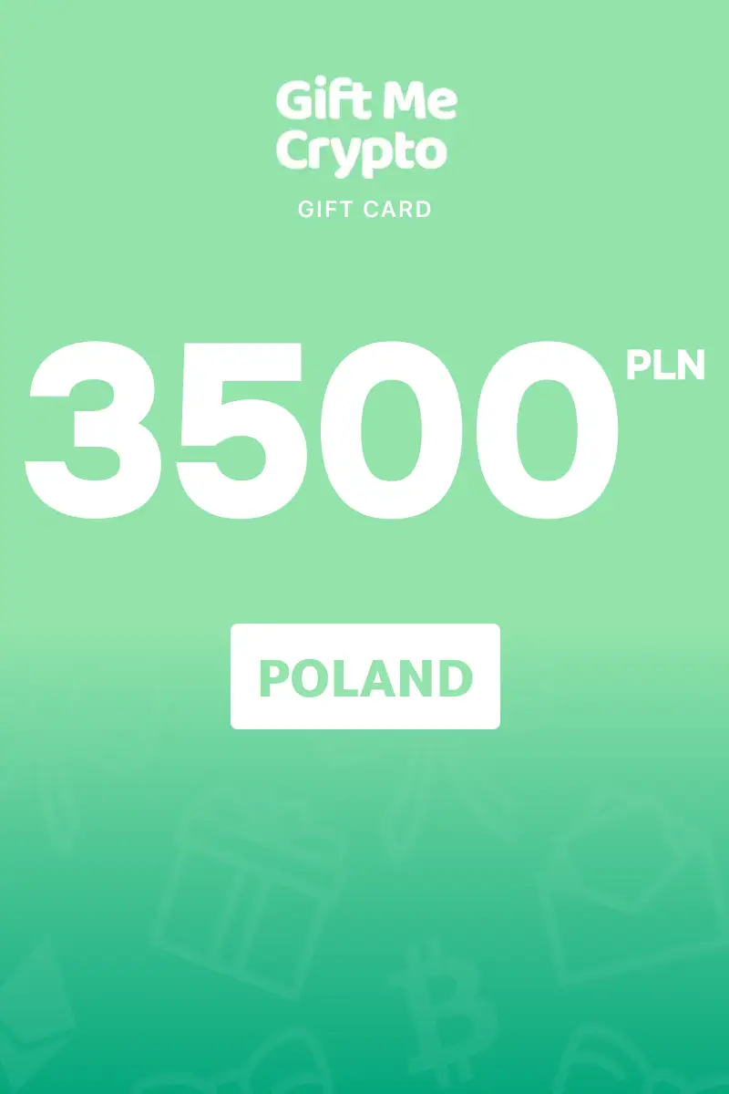 Gift Me Crypto 3500 PLN Gift Card (Poland) - Digital Key