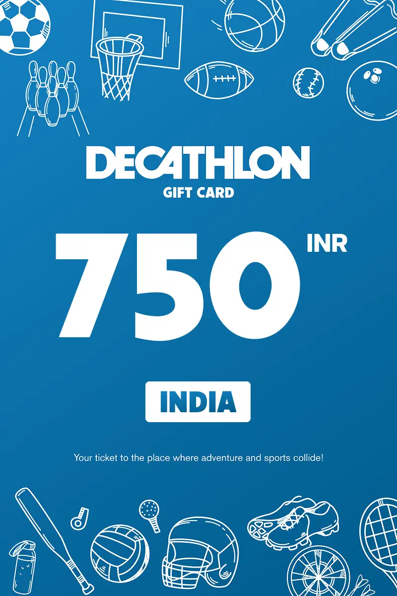 Decathlon 750 INR Gift Card (India) - Digital Key