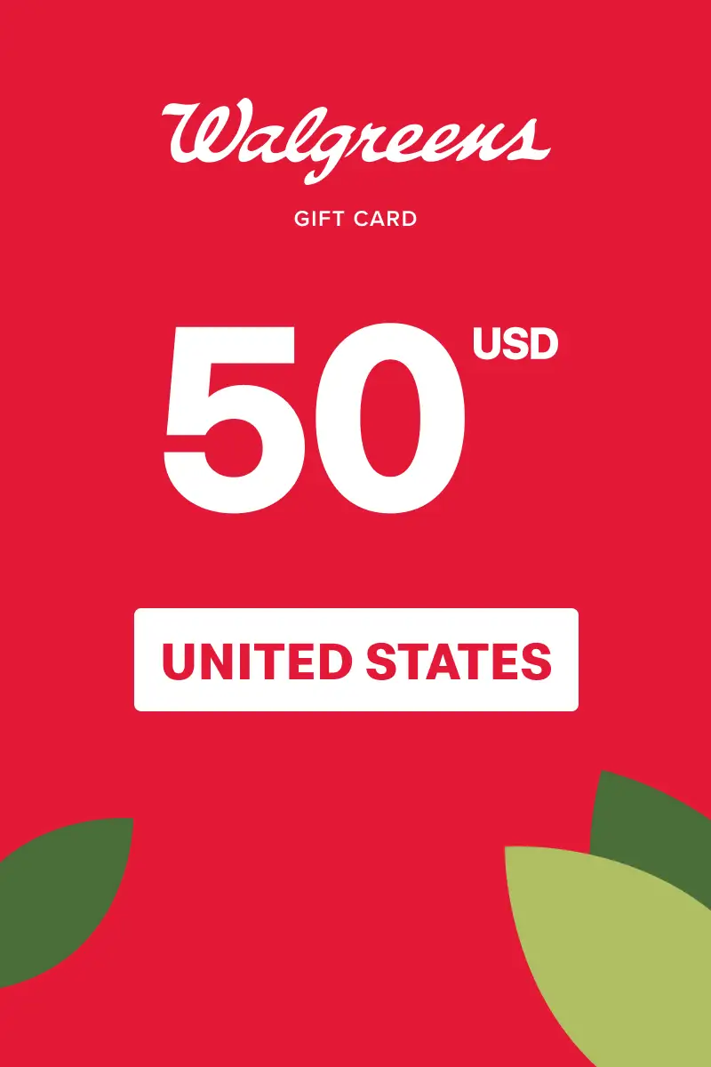 Walgreens 50 USD Gift Card (United States) - Digital Key