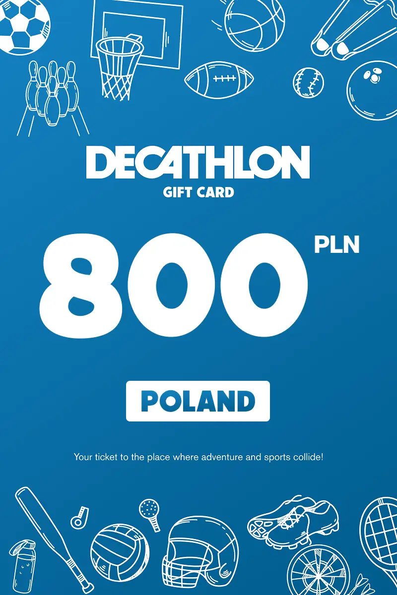 Decathlon 800 PLN Gift Card (Poland) - Digital Key