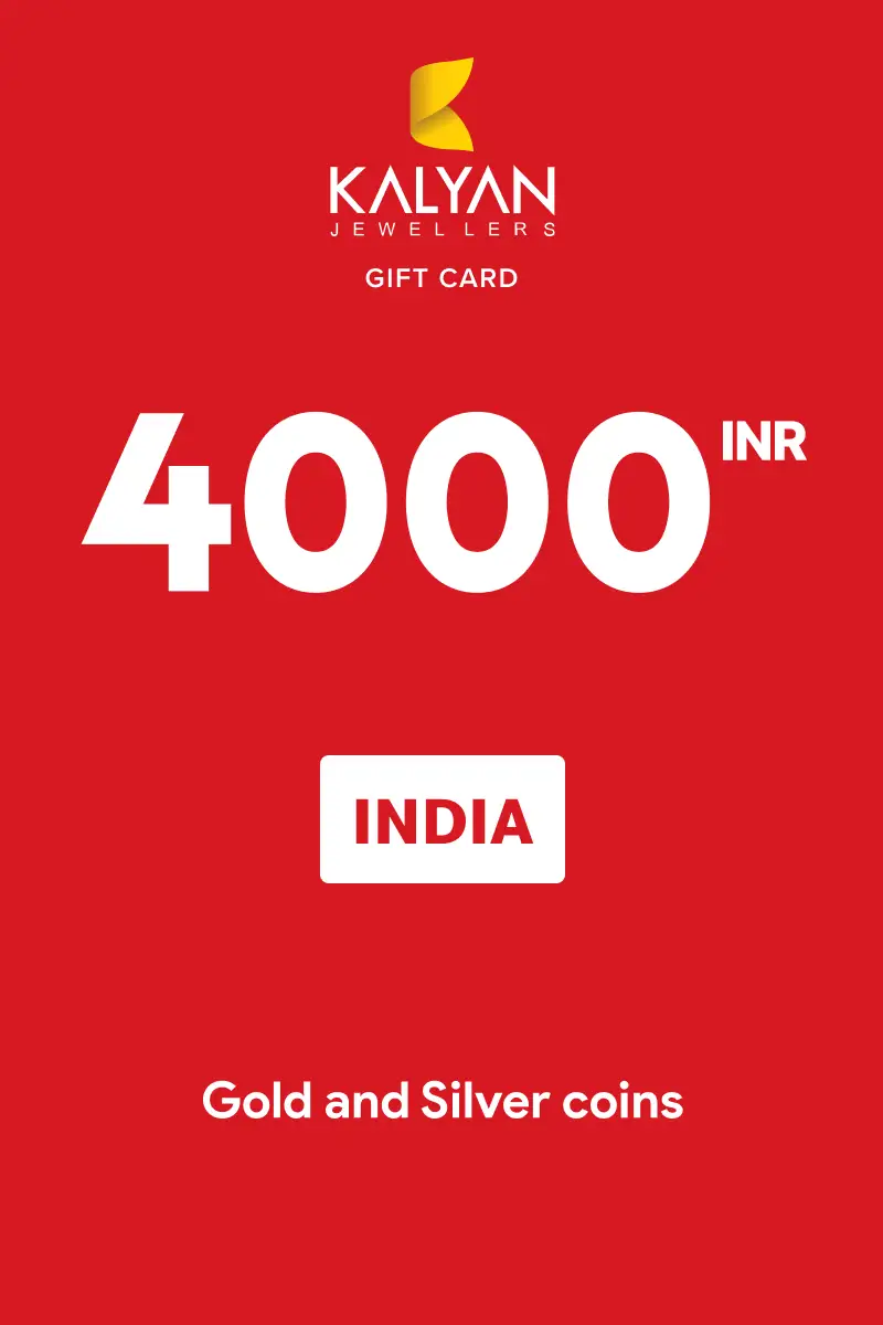 Kalyan Gold and Silver coins 4000 INR Gift Card (India) - Digital Key