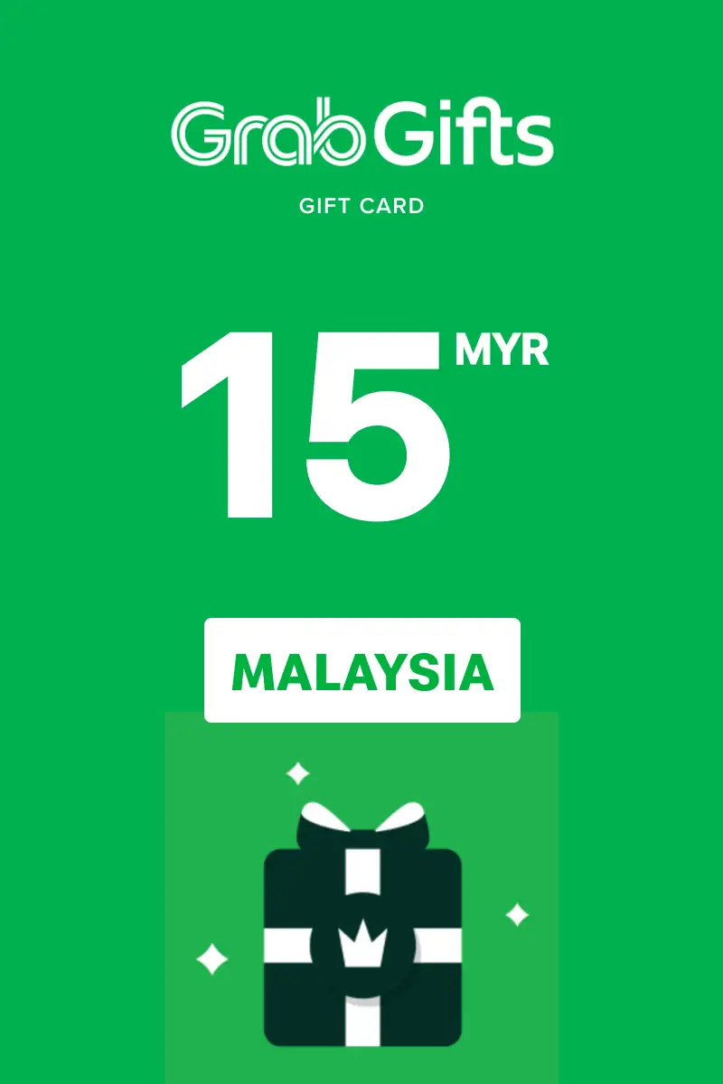 GrabGifts 15 MYR Gift Card (Malaysia) - Digital Key