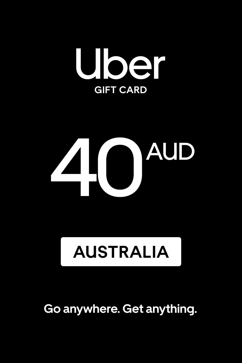 Uber 40 AUD Gift Card (Australia) - Digital Key