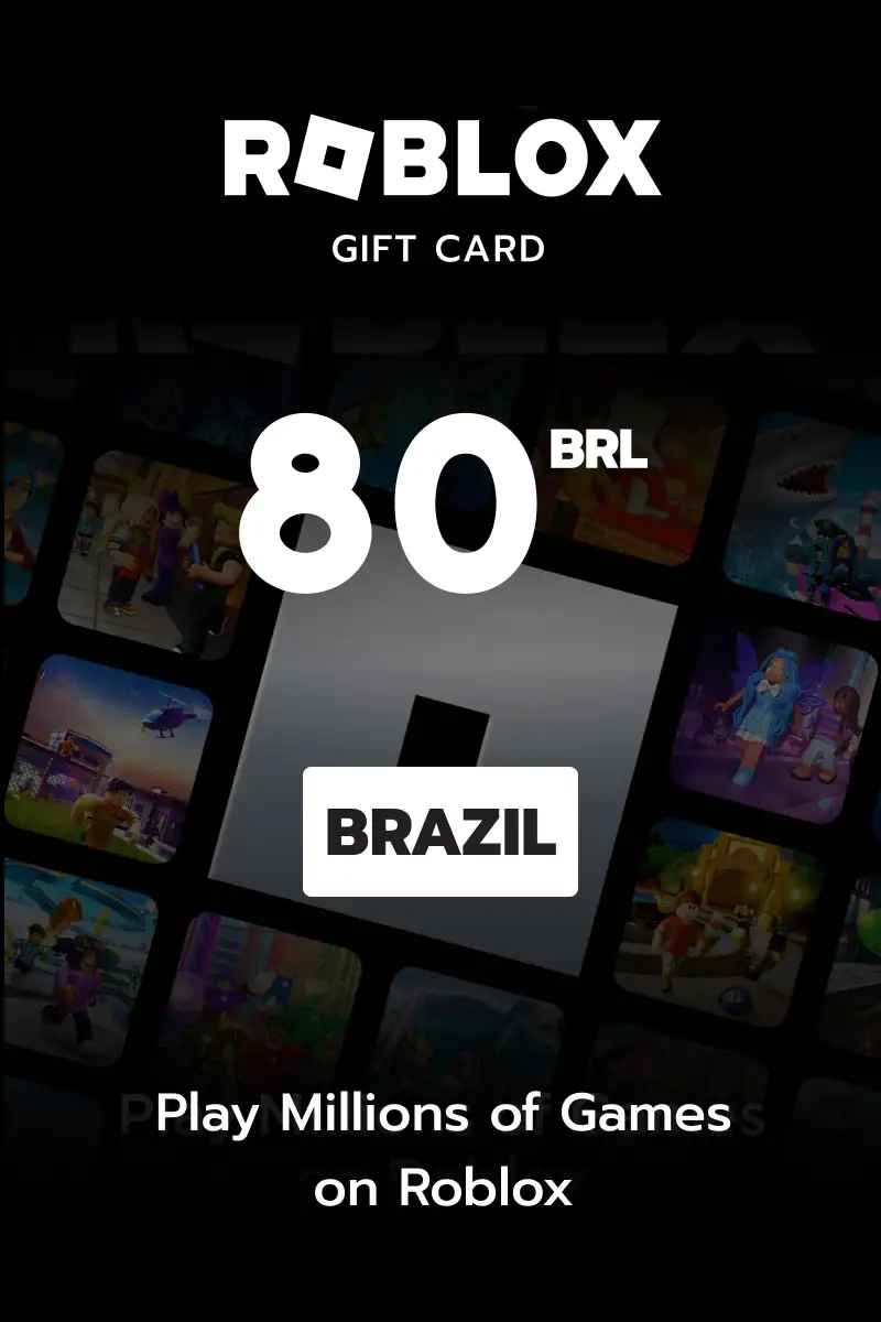 Roblox 80 BRL Gift Card (Brazil) - Digital Key