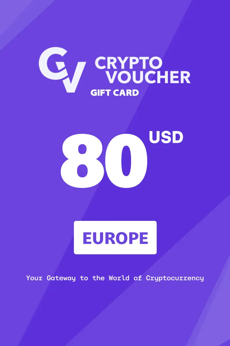 Crypto Voucher (BTC) 80 USD Gift Card (Europe) - Digital Key