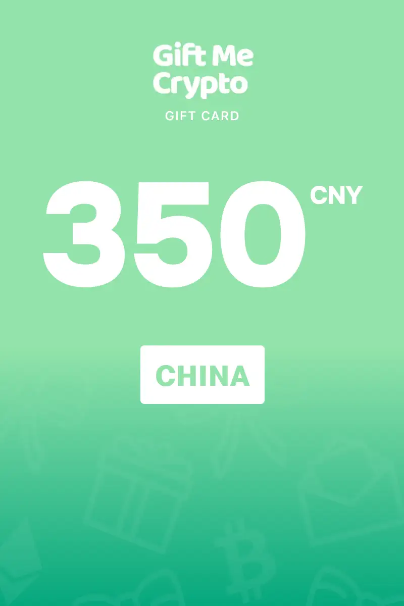 Gift Me Crypto 350 CNY Gift Card (China) - Digital Key