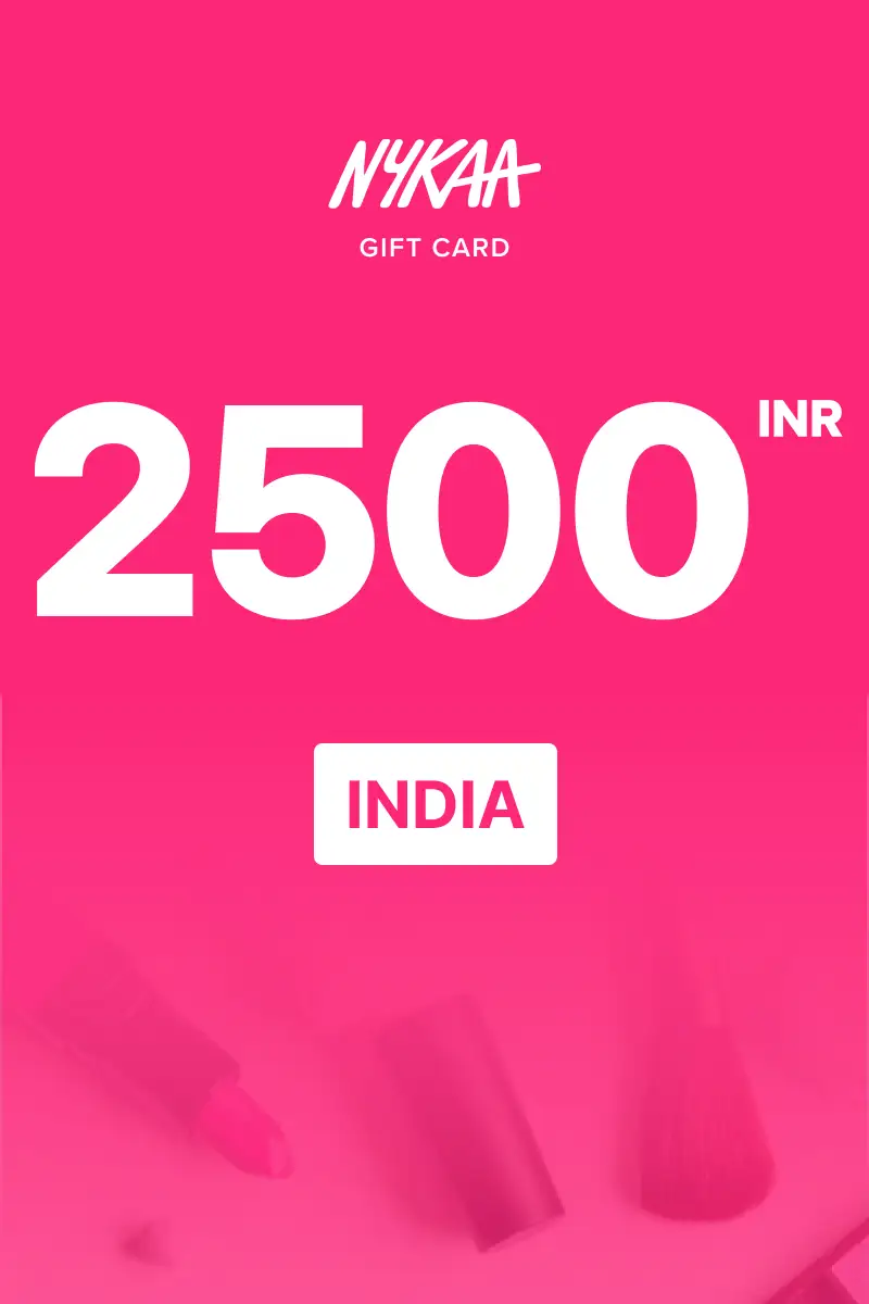 Nykaa 2500 INR Gift Card (India) - Digital Key