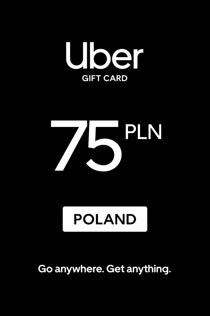 Uber 75 PLN Gift Card (Poland) - Digital Key