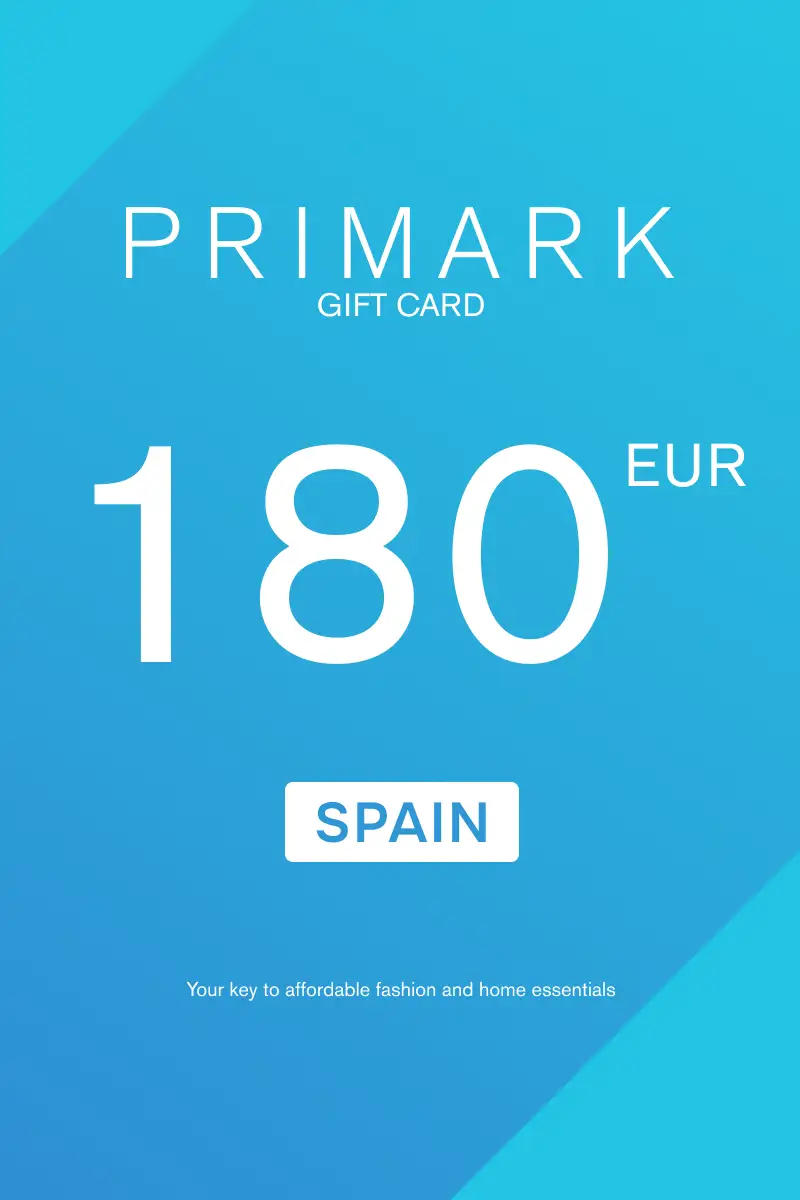 Primark 180 EUR Gift Card (Spain) - Digital Key