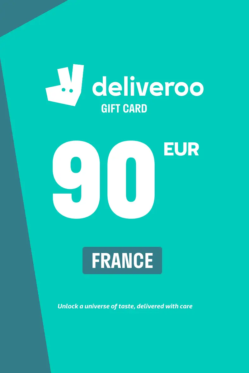 Deliveroo 90 EUR Gift Card (France) - Digital Key