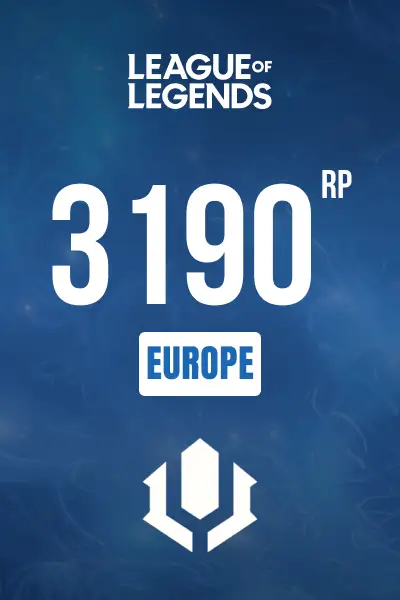 League of Legends 3190 RP (Europe) - Digital Key