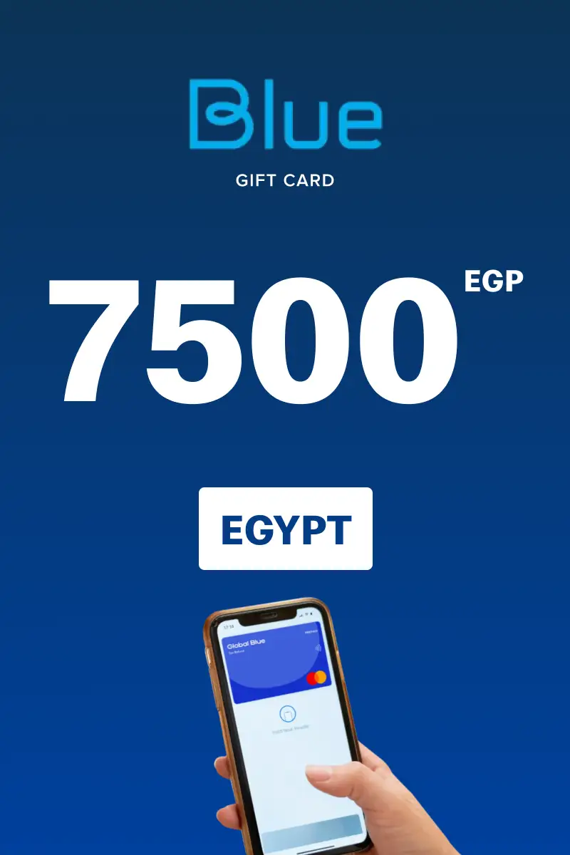 Blue Prepaid 7500 EGP Gift Card (Egypt) - Digital Key