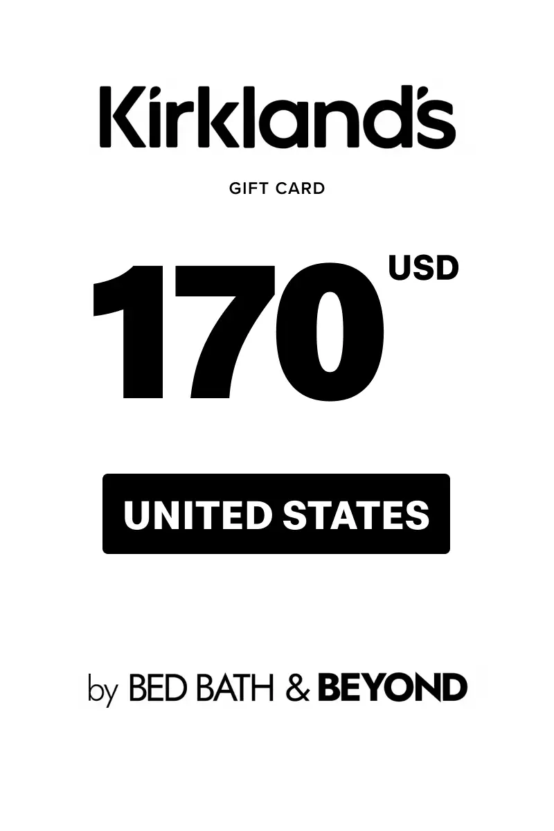 Kirkland's 170 USD Gift Card (United States) - Digital Key