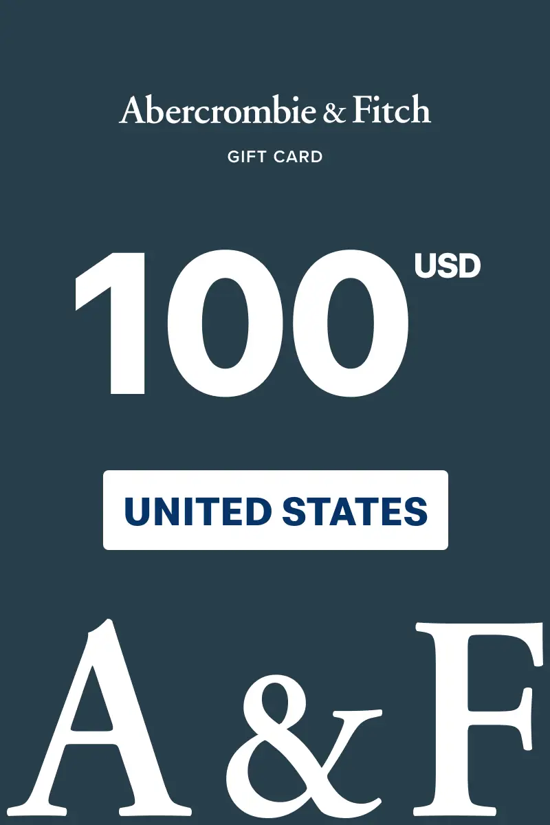 Abercrombie and Fitch 100 USD Gift Card (United States) - Digital Key