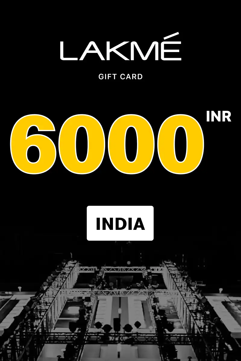 Lakme Salon 6000 INR Gift Card (India) - Digital Key