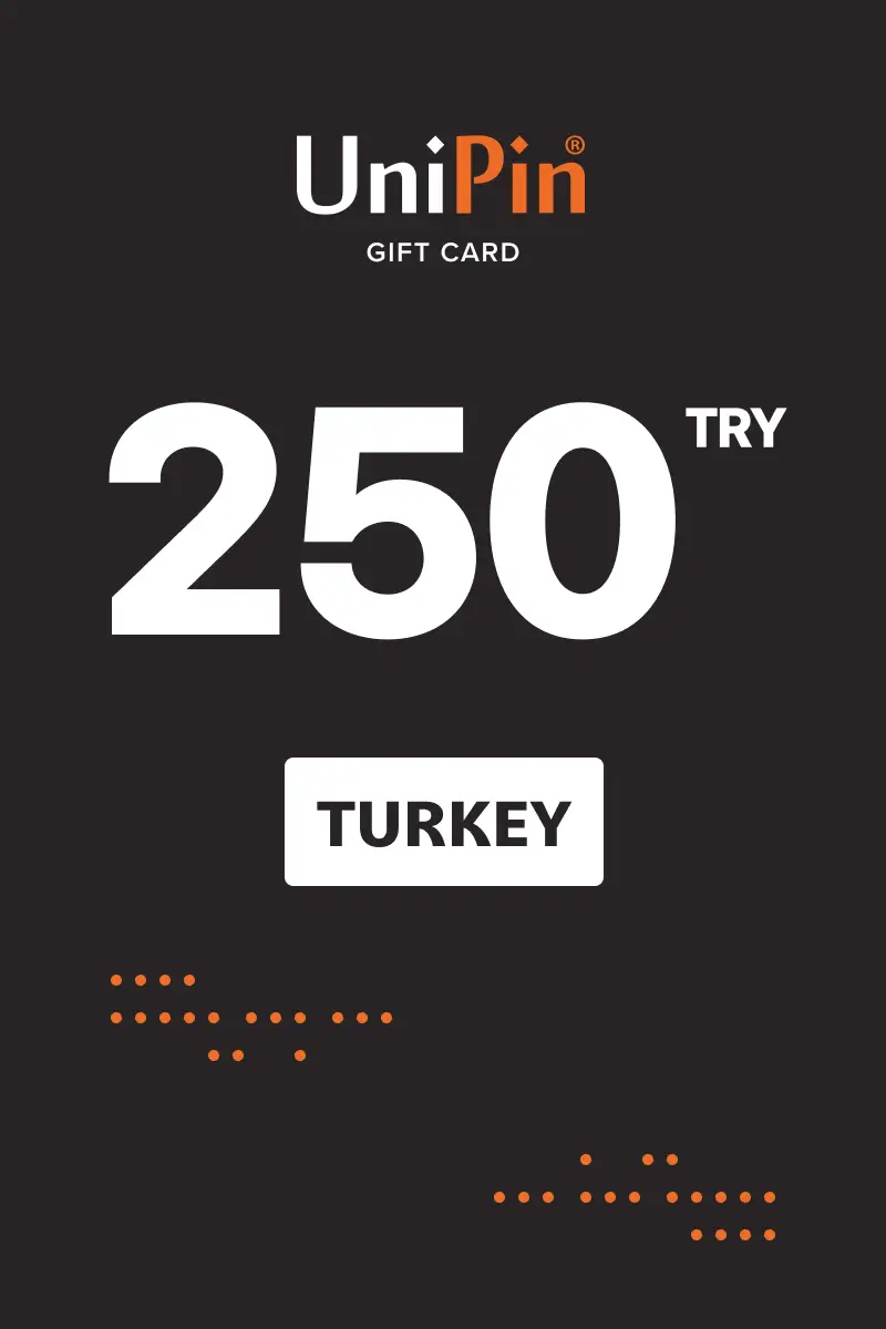 UniPin 250 TRY Gift Card (Turkey) - Digital Key