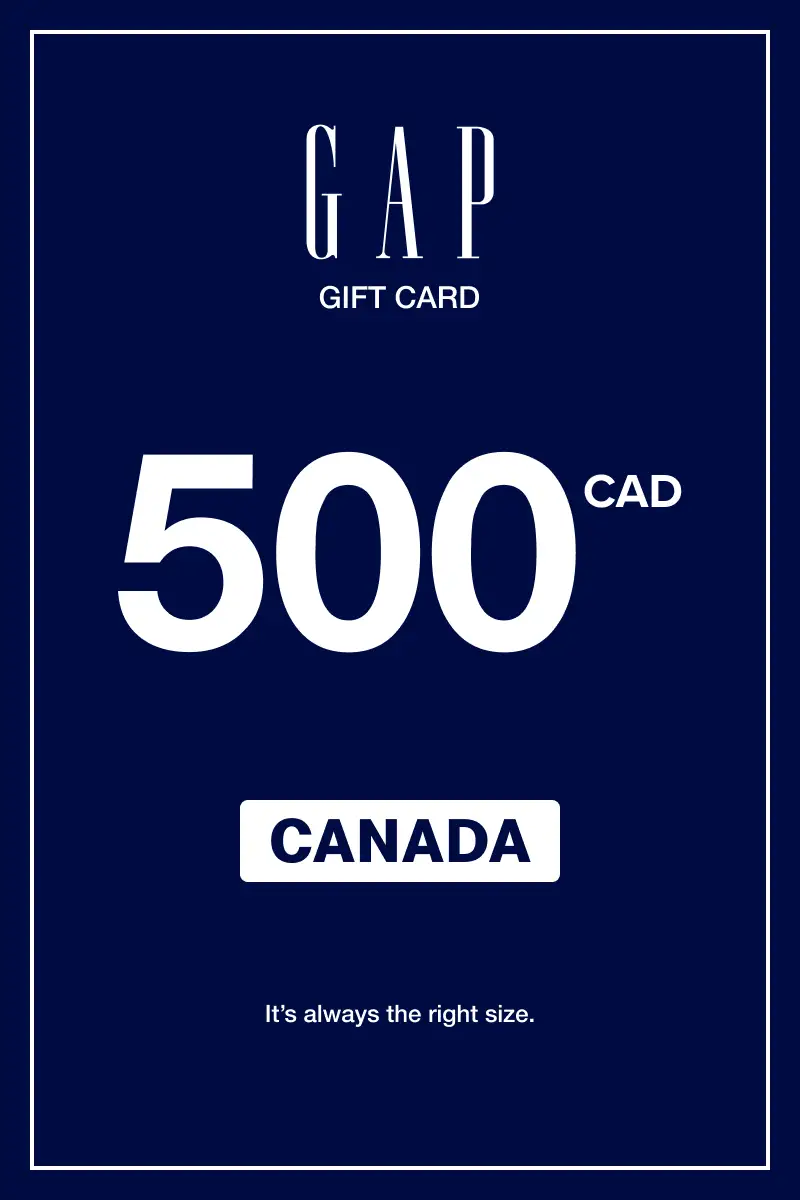 Gap 500 CAD Gift Card (Canada) - Digital Key