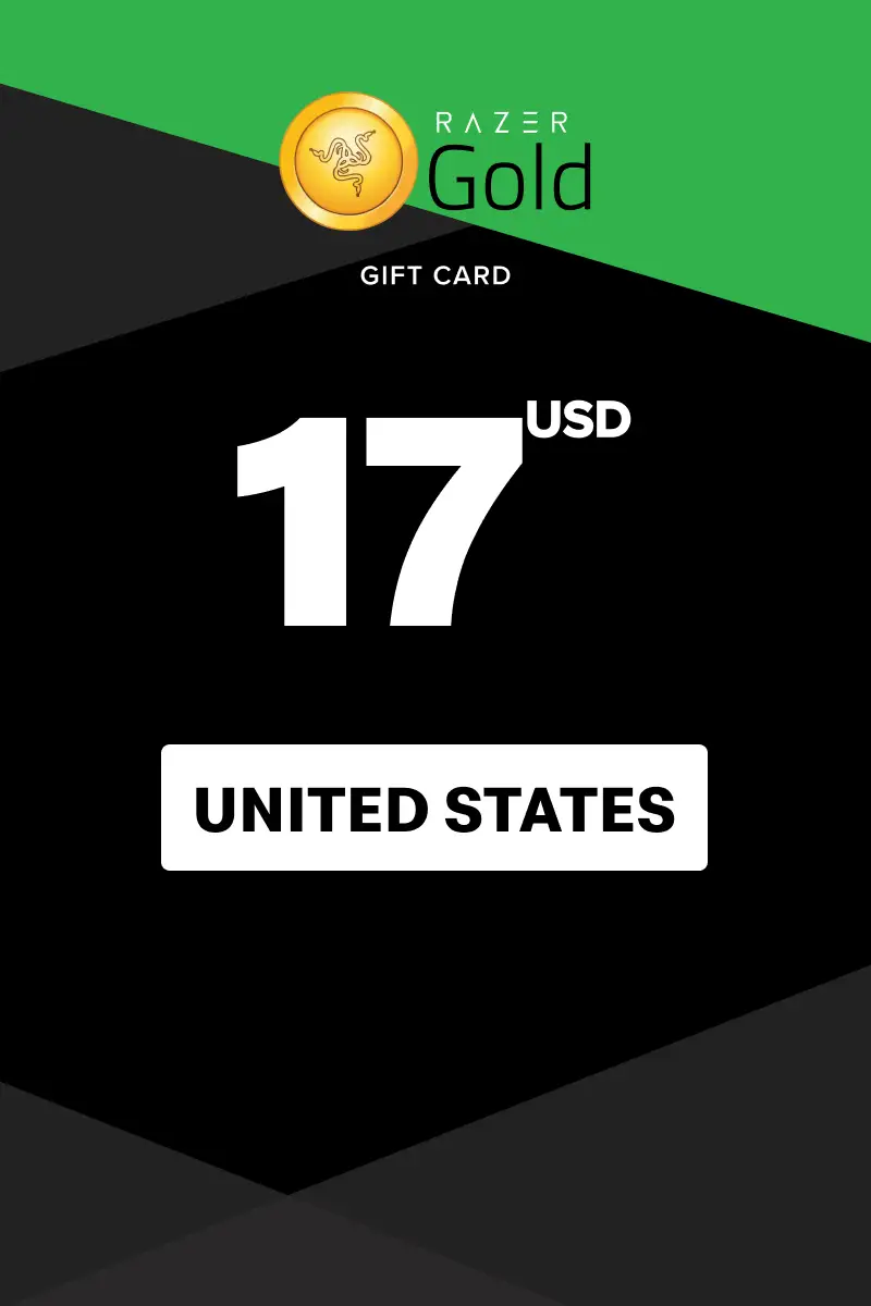 Razer Gold 17 USD Gift Card (United States) - Digital Key