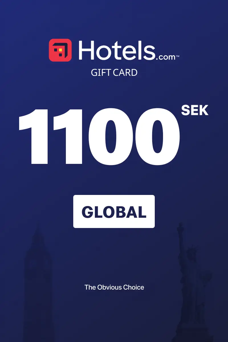 Hotels.com 1100 SEK Gift Card (Global) - Digital Key