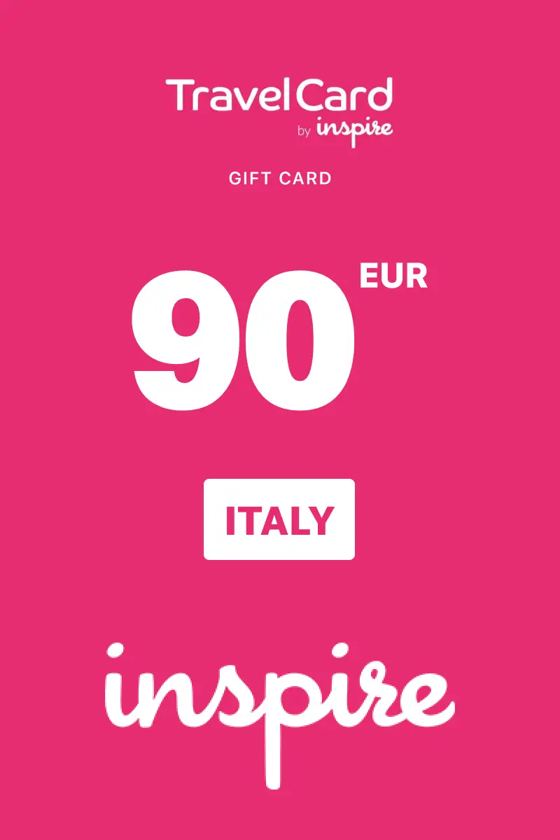 TravelCard by Inspire 90 EUR Gift Card (Italy) - Digital Key