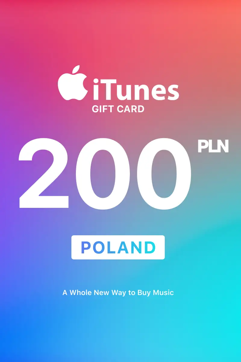 Apple iTunes 200 PLN Gift Card (Poland) - Digital Key