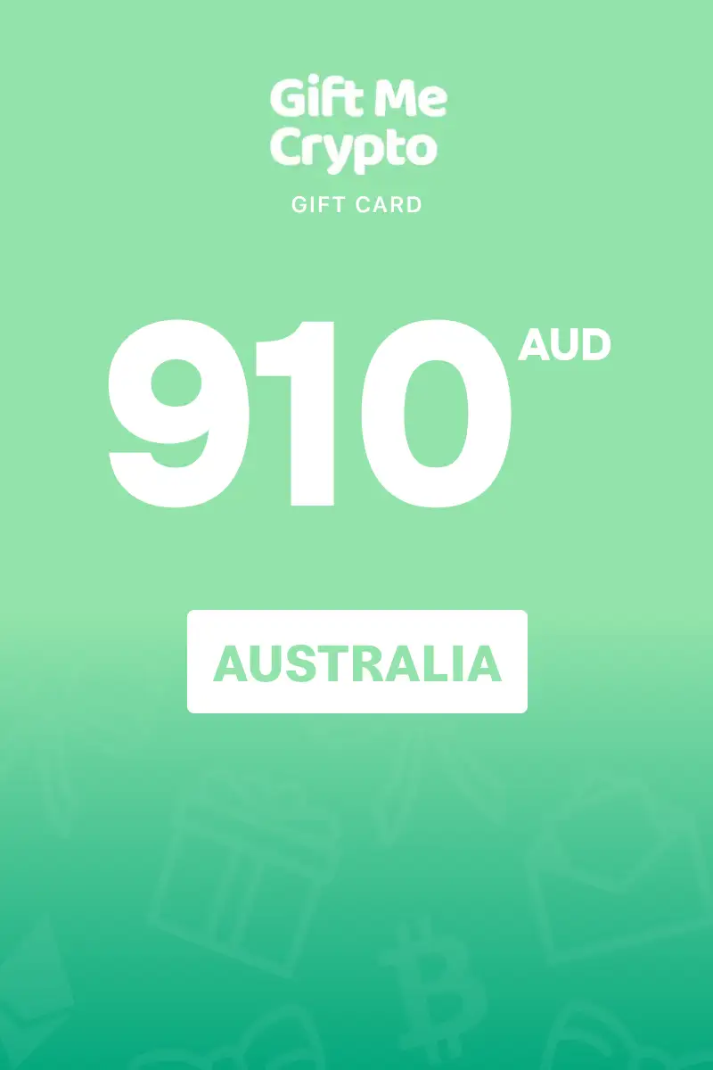 Gift Me Crypto 910 AUD Gift Card (Australia) - Digital Key
