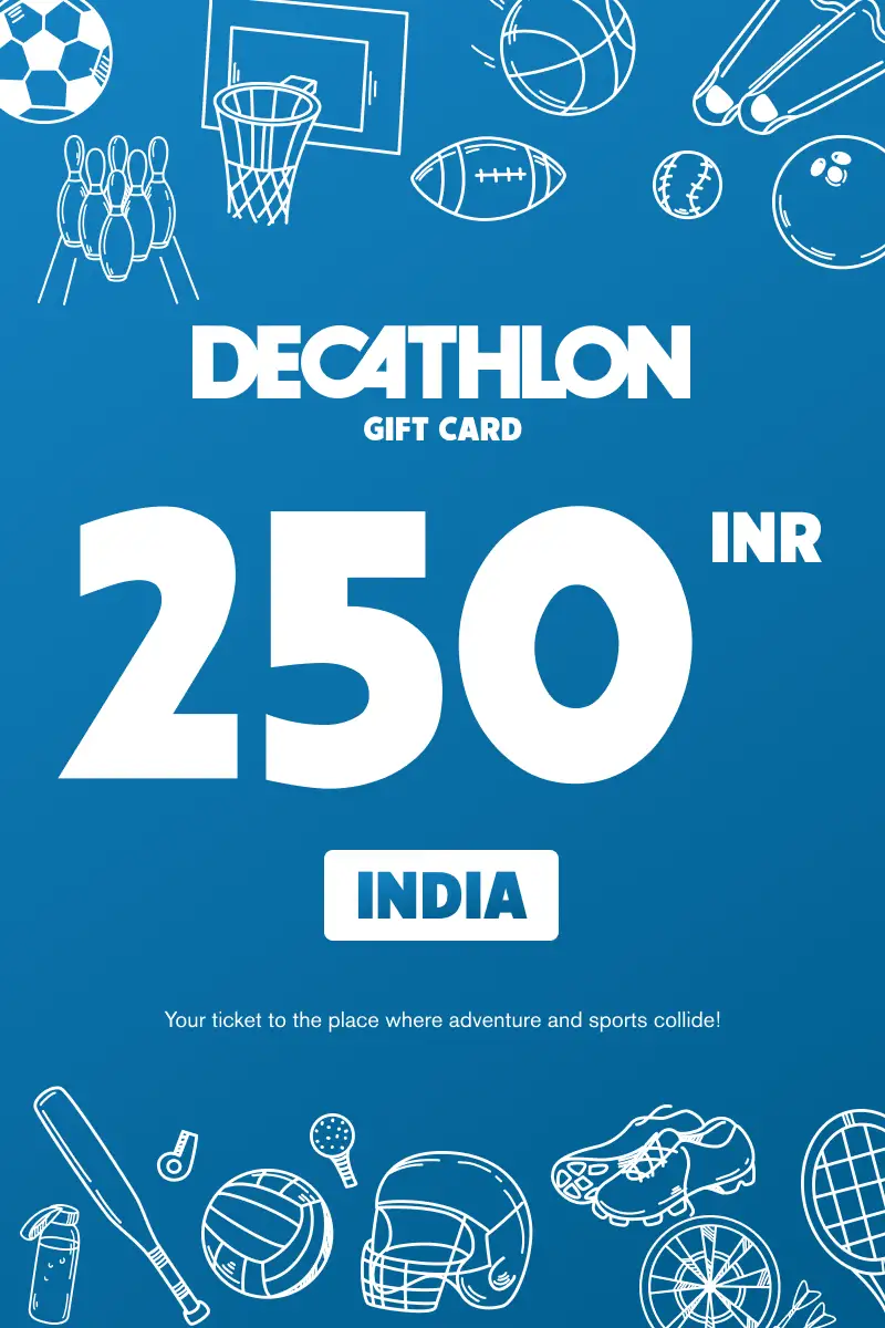 Decathlon 250 INR Gift Card (India) - Digital Key