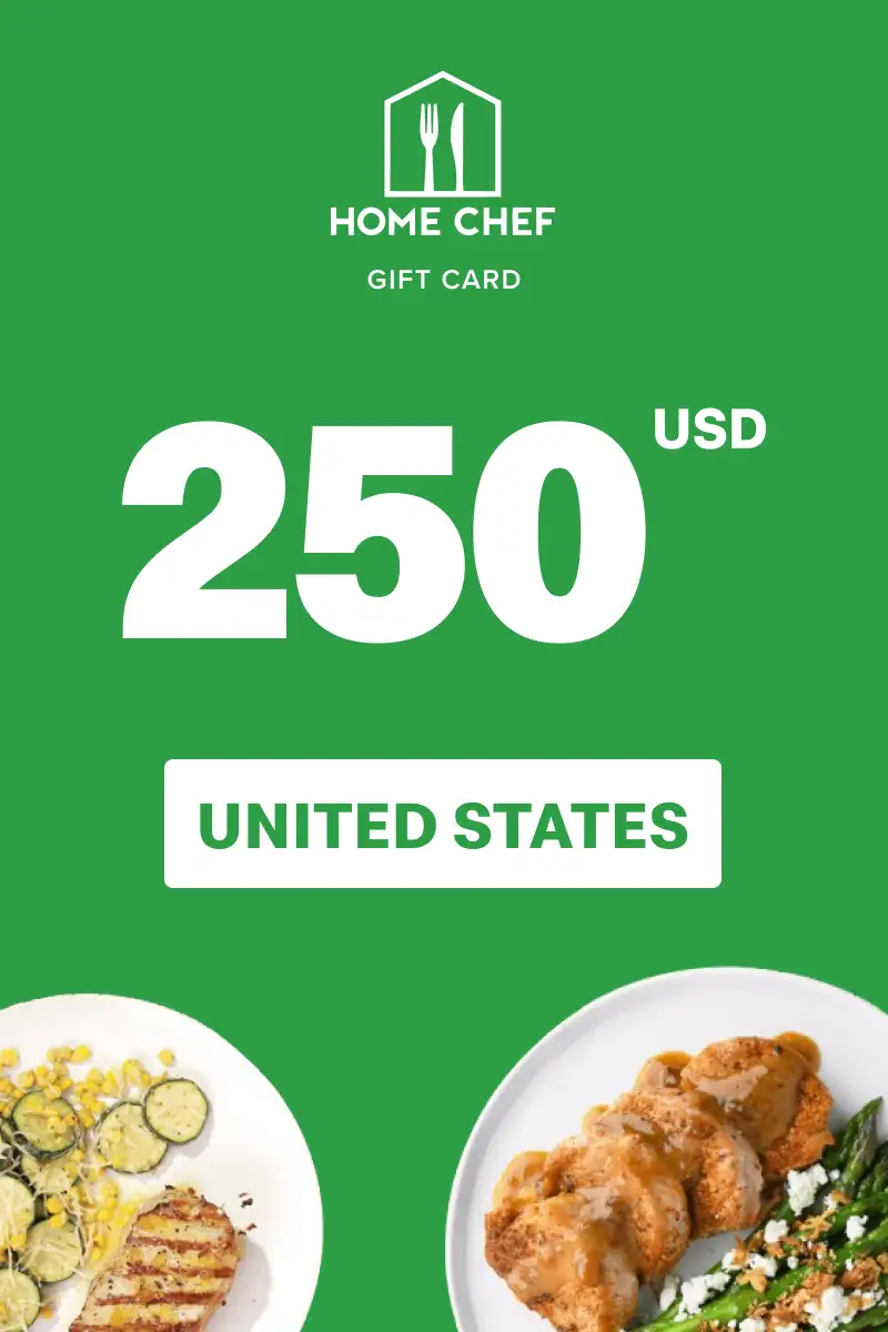 Home Chef 250 USD Gift Card (United States) - Digital Key